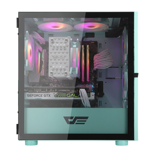 darkFlash DLM21 RGB MESH 강화유리 (네오민트)_이미지