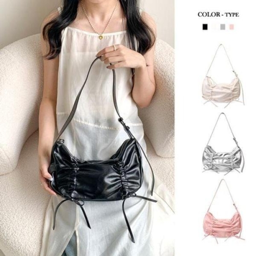  포올 레더 셔링 리본 숄더백 FA796 4color WFL2KDA