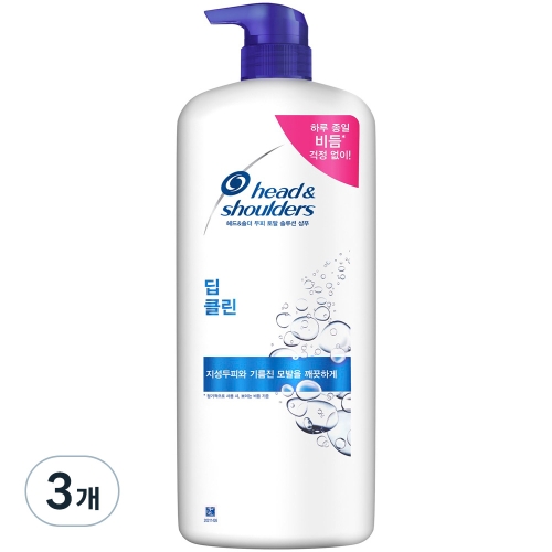 P&G 헤드앤숄더 딥 클린 샴푸 1200ml (6개)