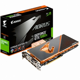 GIGABYTE AORUS 지포스 <b>GTX</b>1080 Ti Xtreme D5X 11GB 워터블럭