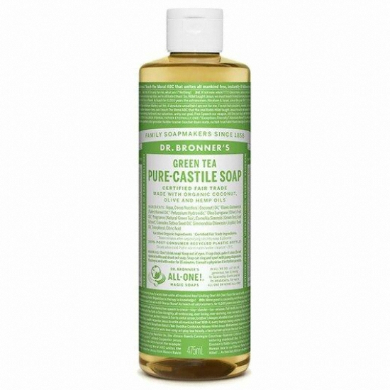 닥터브로너스 그린티 퓨어 캐스틸 솝 475ml (2개)