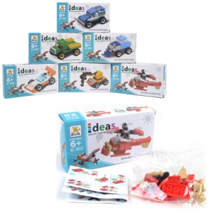 ideas 1000 레고블럭 6세트 자동차 블럭 6종류 만들기_이미지