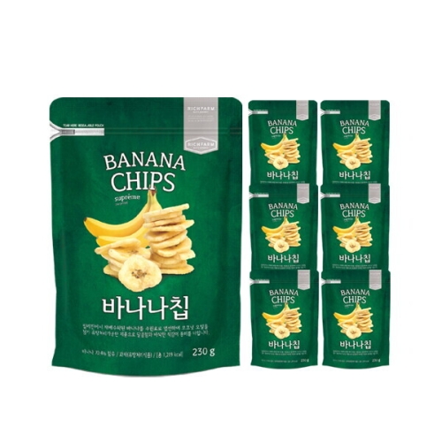 리치팜너트 바나나칩 230g (7개)