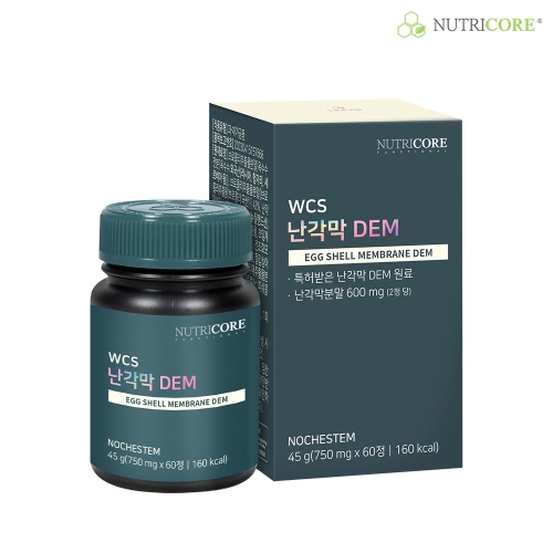 뉴트리코어 WCS 난각막 DEM 750mg 60정 (1개)_이미지