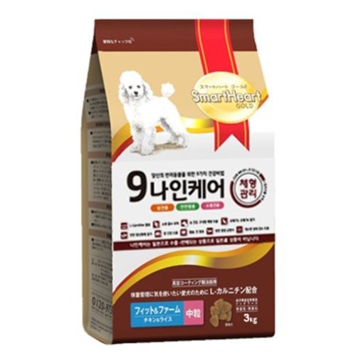  스마트하트골드 독 나인케어 체형관리 3kg [2개]