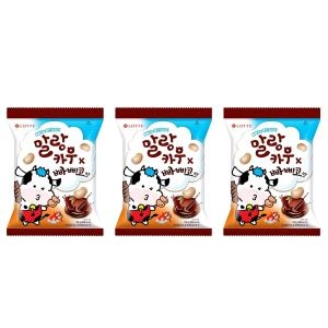 롯데제과 말랑카우 빠삐코맛 158g (3개)