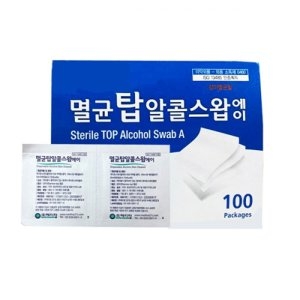 메디탑 멸균 탑 알콜스왑 100매 개별포장_이미지