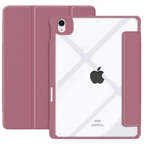 아이엠듀 iPad Air 5세대 애플펜슬 수납 스마트커버 클리어 케이스 커버분리형_이미지