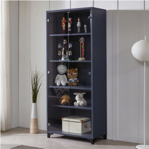 하이플러스가구 프라하 키높은 유리 장식장 800_이미지