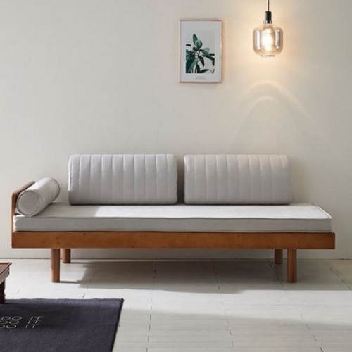 베르가못 데이베드 원목 소파베드 1인용
