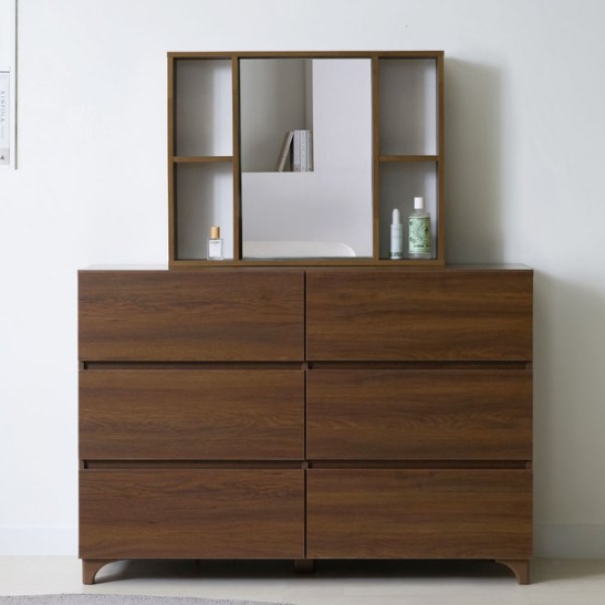 벨리카가구 고니 3단 수납 화장대 1200_이미지