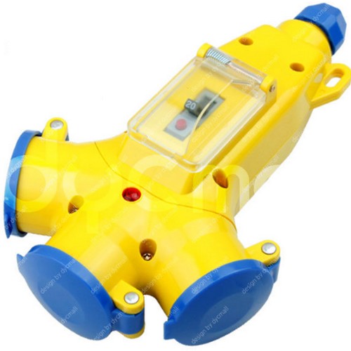 동양전자산업 3구 Y형 보호커버 고용량 멀티 콘센트_이미지