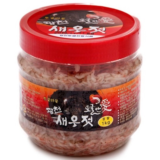 토굴마을 광천 새우젓 1kg (1개)