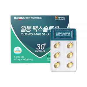 일동생활건강 일동 맥스 솔루션 500mg 30캡슐 (6개)