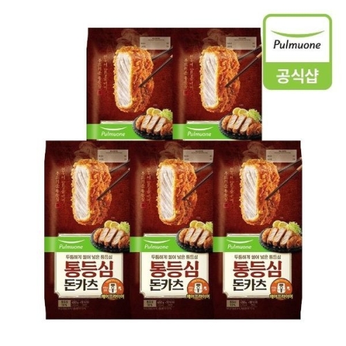 풀무원 통등심 돈카츠 450g (5개)_이미지
