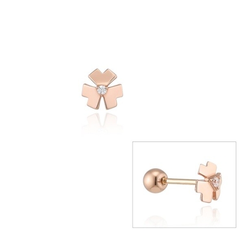 이랜드 로이드 GB 하트 플라워 실루엣 10K GOLD 피어싱 LPTQ2004T