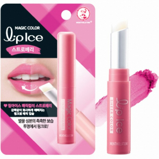 멘소래담 립아이스 스트로베리 매직컬러 2g (5개)_이미지