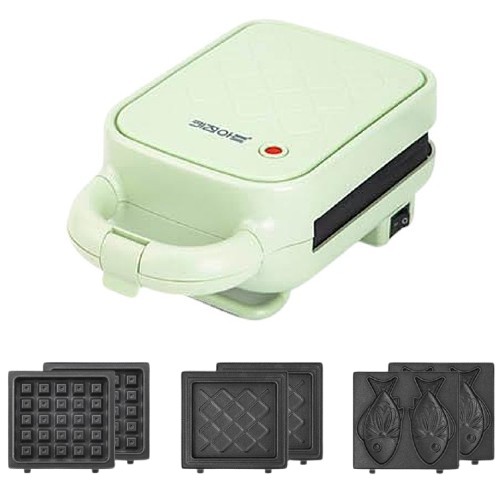 키친아트 렉스 3in1 와플 샌드위치 메이커 (그린)