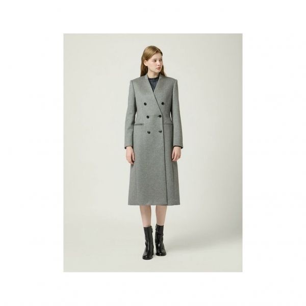 대현 모조에스핀 캐시미어 100 슬림 더블 롱 코트 MG_J244MSG416