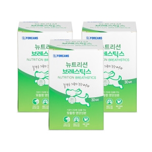 포켄스 뉴트리션 브레스틱스 60g (2g x 30p) (3개)_이미지