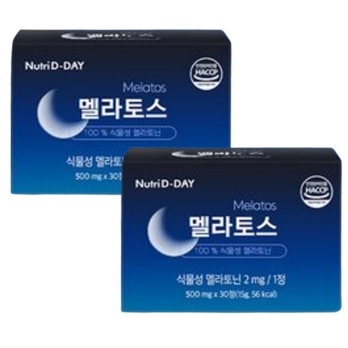 뉴트리디데이 멜라토스 500mg 30정 (2개)_이미지