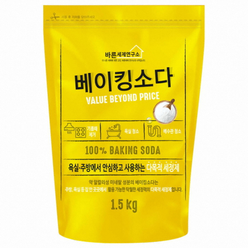바른세제연구소 베이킹소다 1.5kg (1개)_이미지