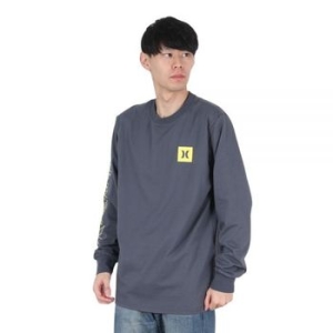 헐리 맨즈 TRIBAL LOGL 롱 슬리브 티셔츠 24XBMCLS031-NVGY -다크 그레이 202001