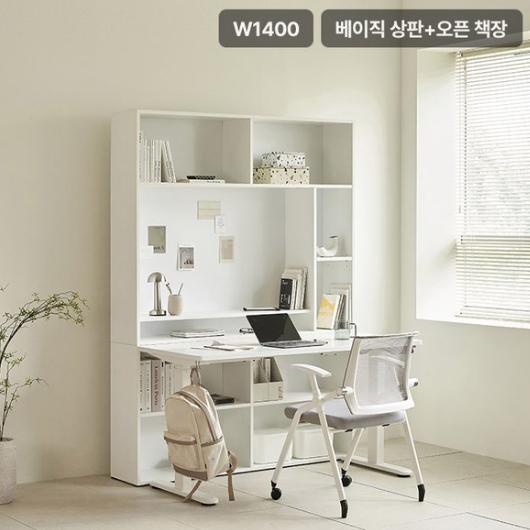 삼익가구 업핏 오픈 책장 A타입 모션 스탠딩 책상