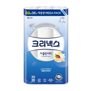 크리넥스 더 클린 터치 33m (36롤) (1팩)_이미지