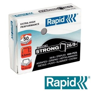 래피드 스테플러심 26/8 슈퍼 스트롱 1000pcs