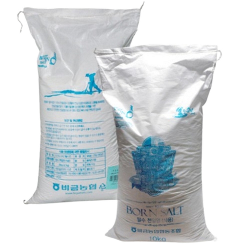 본솔트 탈수 천일염 포대포장 10kg