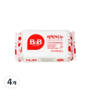 유아의류용 세탁비누 아카시아 4개