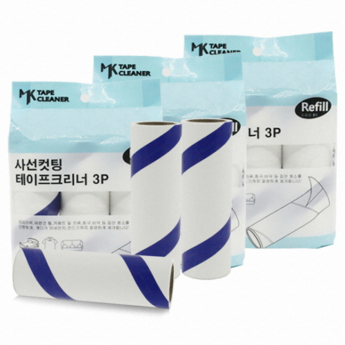 명강산업 사선컷팅 테이프클리너 90회 리필 3롤이미지입니다. 누르면 해당 게시물로 새창이동합니다.