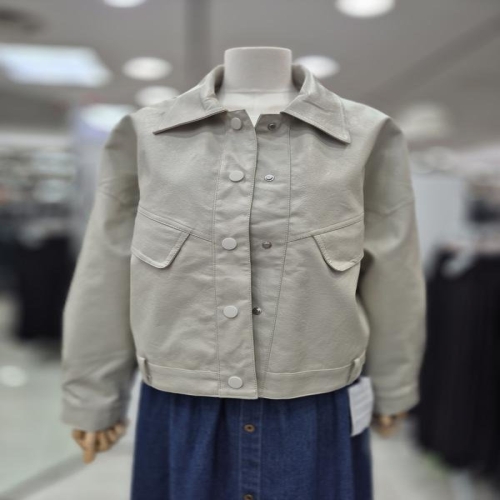 밀스튜디오 세이브존04 오버핏 카라 인조가죽 라이더재킷 LQ9JLS111 19322424 573426_19322424