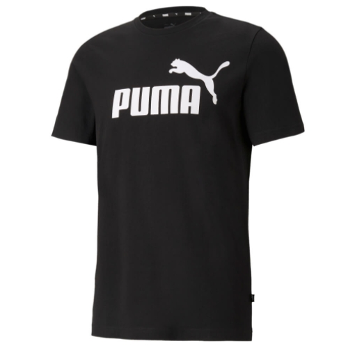 푸마 에센셜 빅 로고 반팔 티셔츠 586666 (01, 블랙)