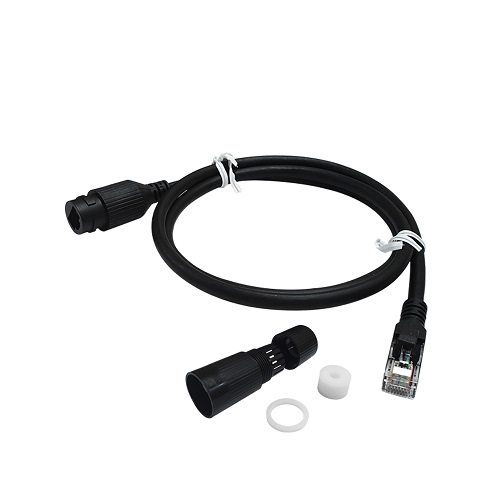 라인업시스템 LANSTAR LS-WPCCTV-RJ45 CAT.5e UTP 옥외용 방수 랜 연장 케이블 (1m)_이미지