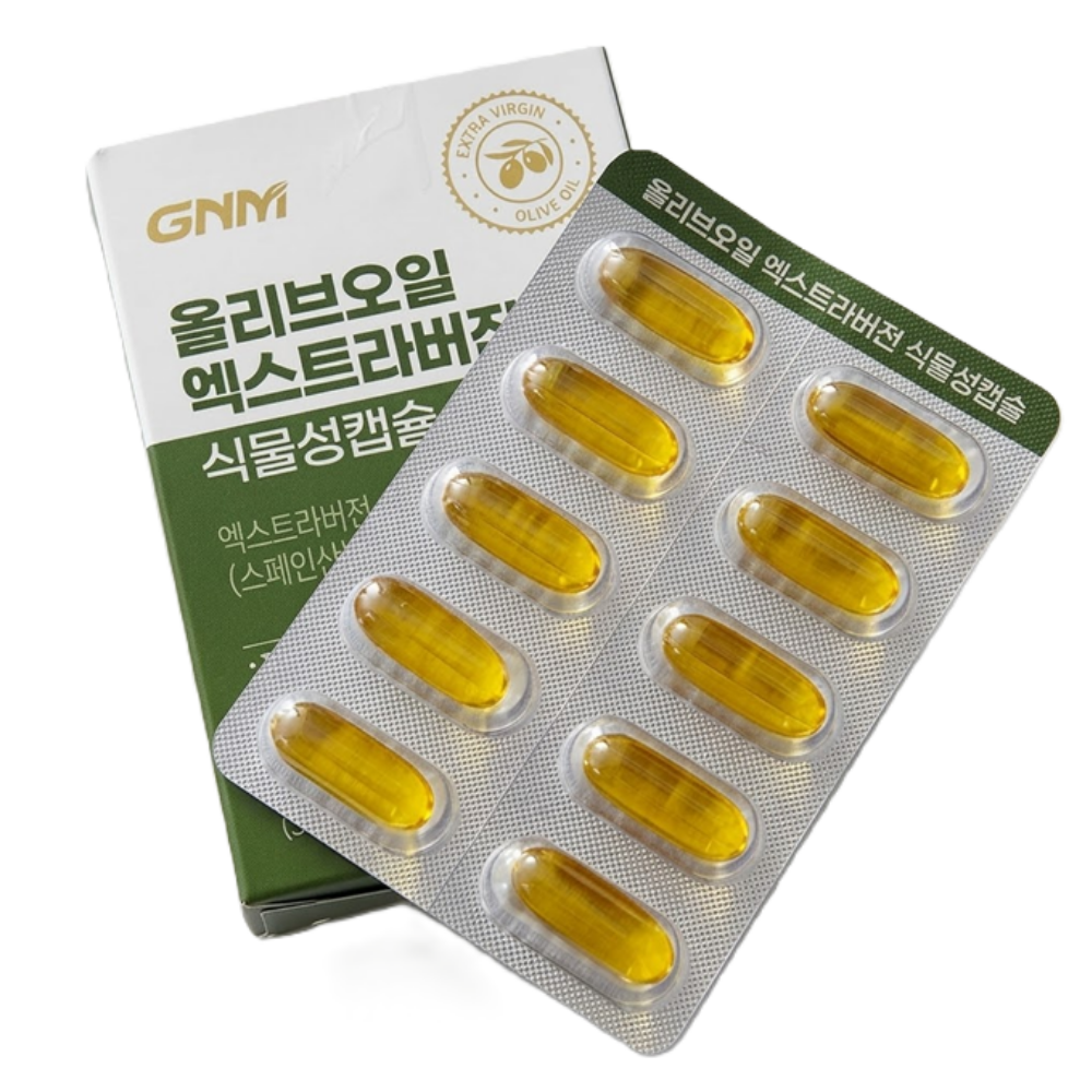 GNM자연의품격 올리브오일 엑스트라버진 식물성캡슐 30캡슐 (5개)_이미지