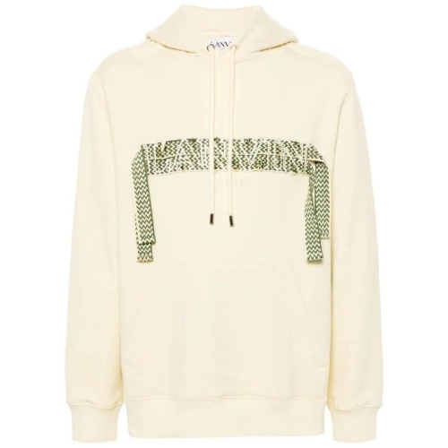  랑방 로고 자수 코튼 후디 RMHO0009J199A24 T