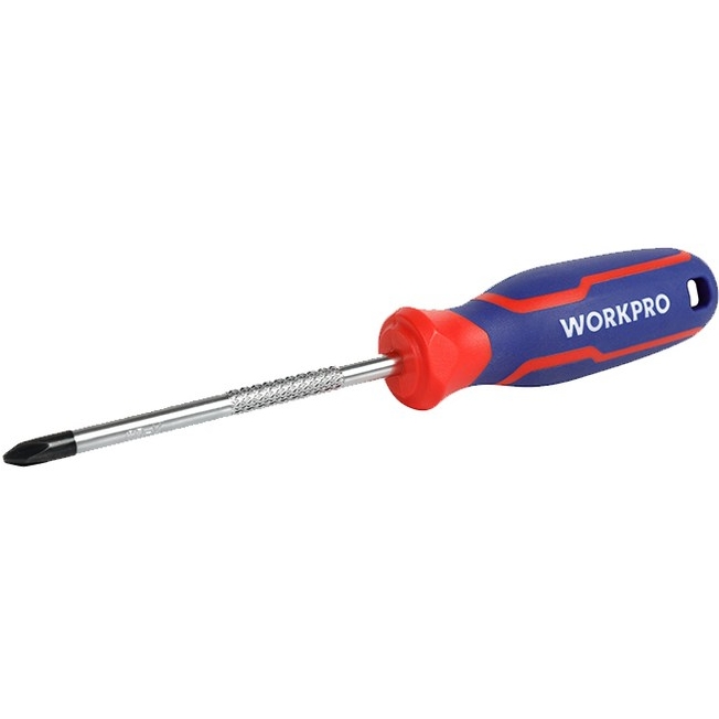 워크프로  십자 자석 전공 드라이버 (PH0 x 75mm)