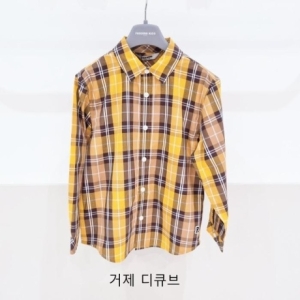 레노마키즈 CB01 남아머스타드체크셔츠 R2331B327 S10654872_이미지