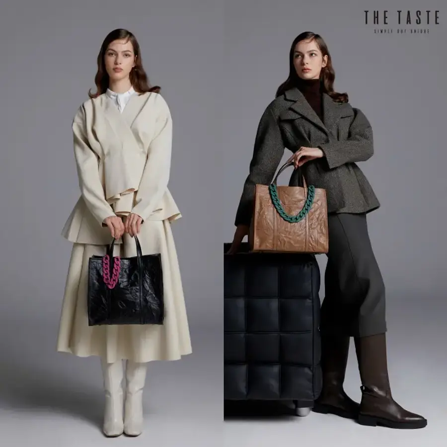 더테이스트 THE TASTE 핸드메이트 링클 소가죽 라지 토트백 TT020 1635613_이미지