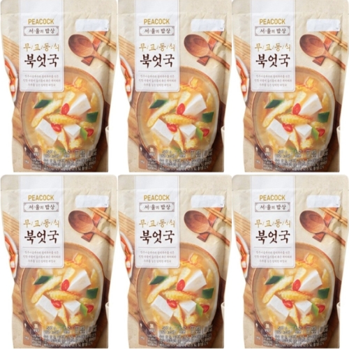 이마트 피코크 무교동식 북엇국 500g (6개)_이미지