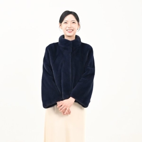 WJ 코펜하겐 퍼 메일풀스킨 차이나카라 네이비 밍크코트 국내생산 1051877