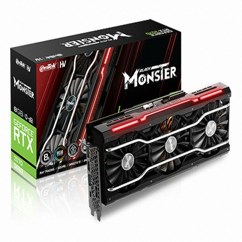 이엠텍 HV 지포스 RTX 2070 BLACK MONSTER D6 8GB_이미지