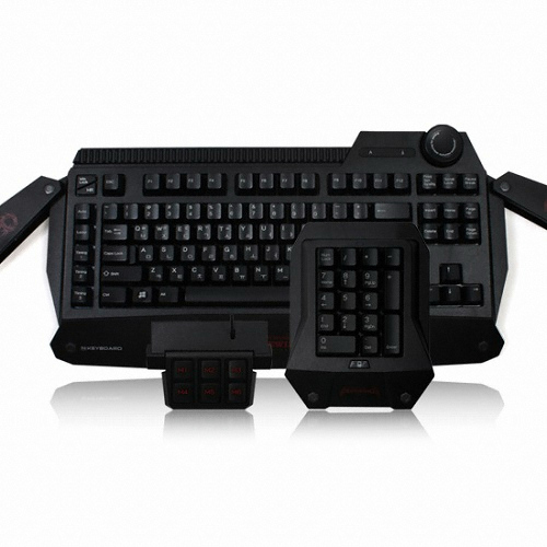 스카이디지탈 NKEYBOARD 메카닉 사이드윙 (적축)_이미지
