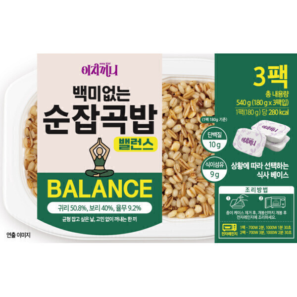 이지끼니 백미없는 순잡곡밥 밸런스 180g