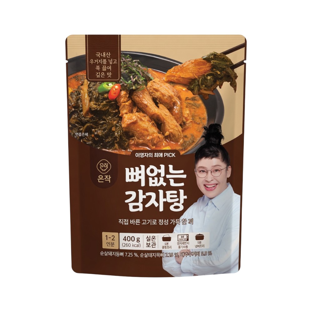 온작 이영자의 뼈없는 감자탕 400g (8개)_이미지