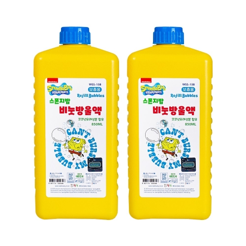  스폰지밥 비눗방울 850ml 1개