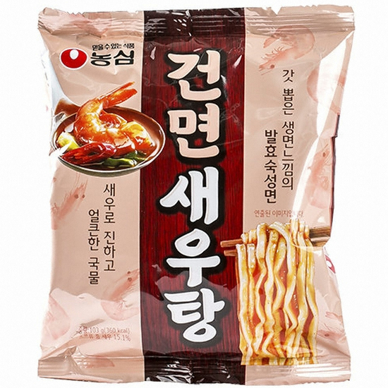 농심 건면새우탕 103g (32개)_이미지