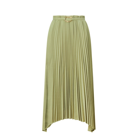 라움우먼 단색 실크혼방 플리츠 스커트 CWSK3F255L2